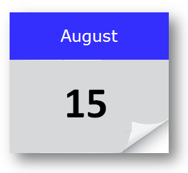August 15